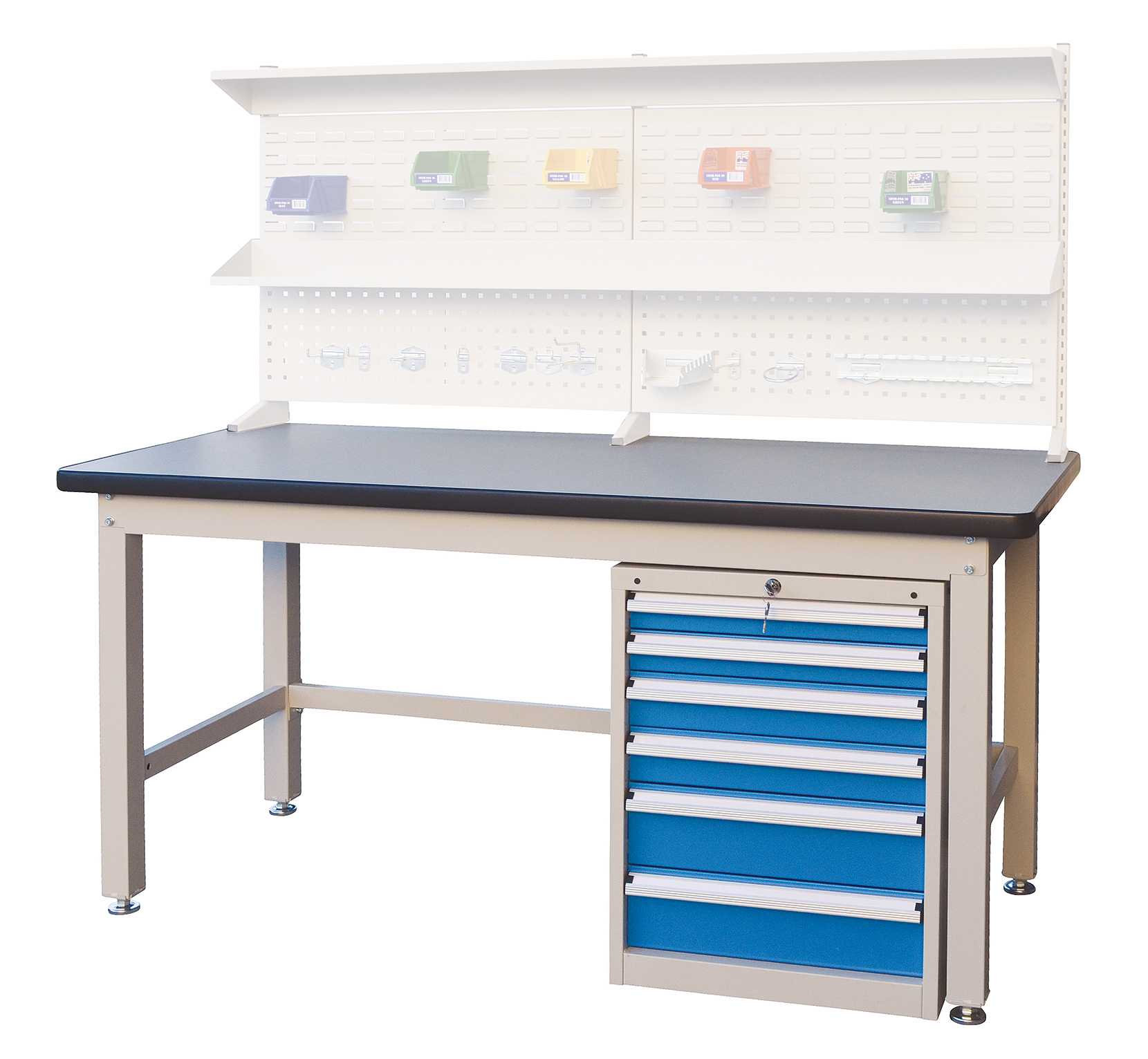 Industrial-Workbench-with-drawer-unit